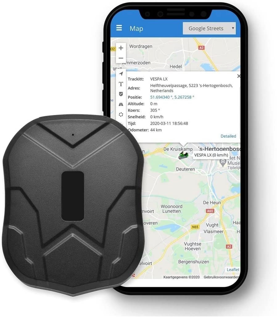 GPS Tracker met Magneet 90 DAGEN ACCU - LIVE VOLGEN