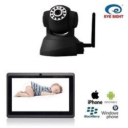 IP Camera met WIFI Babyfoon + 7 Inch Tablet