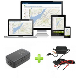 Trackitt Portable GPS Tracker + 12V 24V Adapter